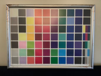 Framed Print Of MCM Paint Swatch