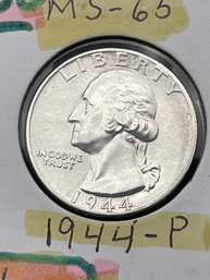 1944-P Washington Silver Quarter (40)