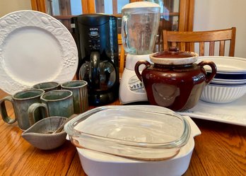 Vintage & Modern Kitchen Essentials Bundle - Mikasa, Krups, McCoy & More