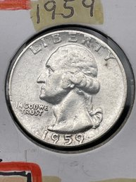 1959 Silver Washington Quarter (45)
