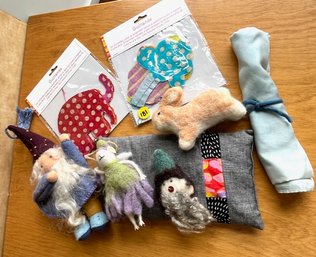 Felted Toys And Paper Garlands