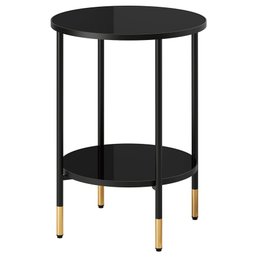 Ikea Black Accent Table ( 1 Of 2)