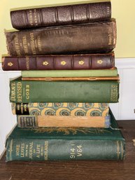 9 ANTIQUE BOOKS