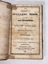 1820 THE AMERICAN SPELLING BOOK