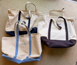 Three Canvas Totes