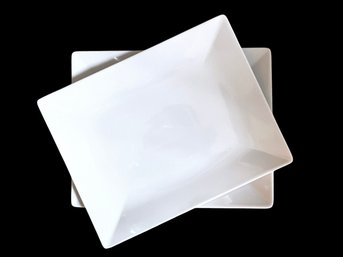 Pair Of Ikea 'Myndig' Rectangular Plates