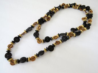Vintage  58' Long Beaded Surfer Necklace