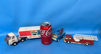 Group Of Small Trucks