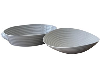 Sophie Conran For Portmeirion - Porcelain Serving Bowl & Baking Dish