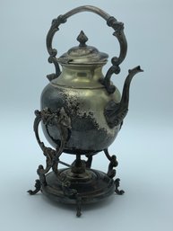 Antique Silverplate Tilting Teapot