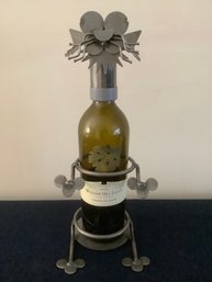 Metal Cat Wine Bottle Holder