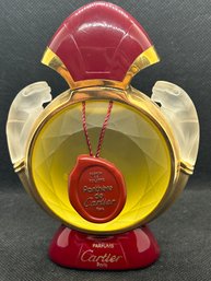 Vintage CARTIER PARIS 'PANTHERE' Countertop Store Display Bottle