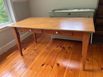 Beautiful Wooden Desk/table With 2 Drawers