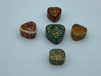 Kashmiri Trinket Boxes Lot 1