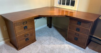 Corner Office Desk With Drawer Supports