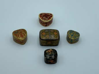 Kashmiri Trinket Boxes Lot 2