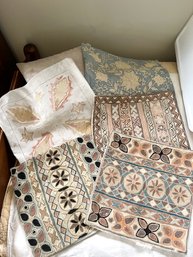 5 Embroidered Pillowcovers