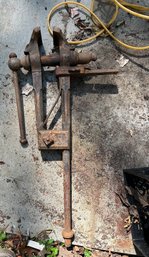 Vintage Early 1900s Blacksmith Leg Vise