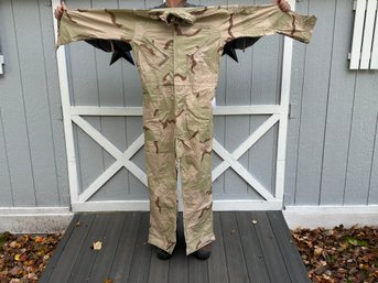 Cold Weather Desert Camouflage US Military Coveralls, Never Worn With Tags