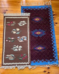 Two Throw Rugs