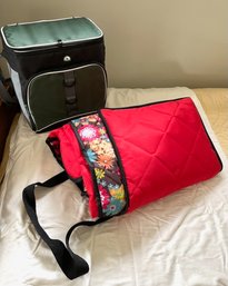 Igloo Cooler And Folding Outdoor Blanket In A Bag