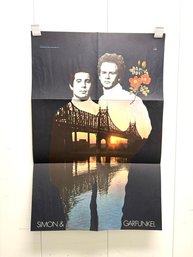 Simon & Garfunkel 1968 Promotional Poster - Columbia Records