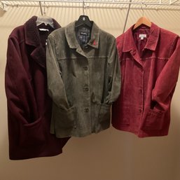 Set Of Three DENIM & Co. Woman's Coats