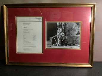Signed Photograph Of Metropolitan Opera Otello #6