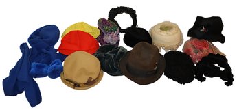 Over A Dozen Various Hats/Headwear