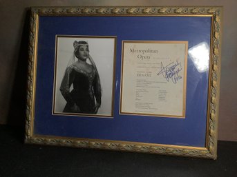 Signed Photograph Of Metropolitan Opera Leontyne Price #7