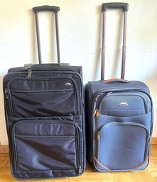 2 Rolling Suitcases By Samsonite & Wisdom