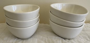 Six Small Triangle Shaped Bowls