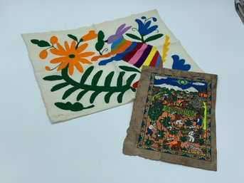 Pair Of Central American Art Pieces