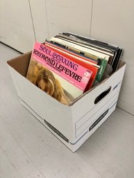 Vintage Banker's Box Lot Of Records (LP) Assorted/ Unsearched - Box #2