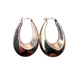(B54) Sterling Silver Hoop Earrings