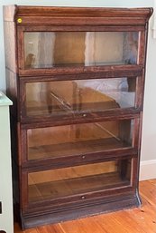 4 Stack Barrister Glass Front Bookcase