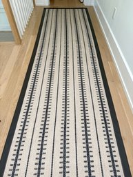 Massively Long Runner With Faux Leather Binding