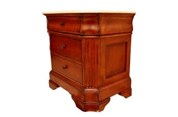 Marble-Topped Classic Chest Of Drawers
