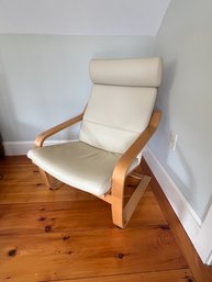 Modern Chair With Leather Cushions