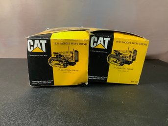 CAT 1931 Model Sixty Diesel Tractors Lot Of 2