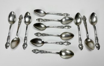 Circa 1937 Sterling Silver Sheffield Demitasse Spoons (12)