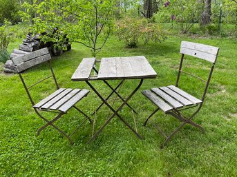 Garden Set-table And 2 Chairs
