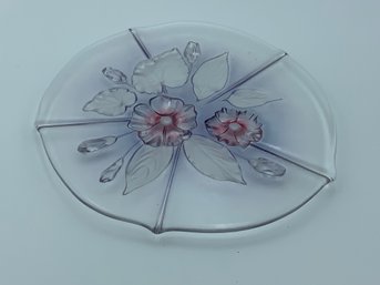 Elegant Floral Platter