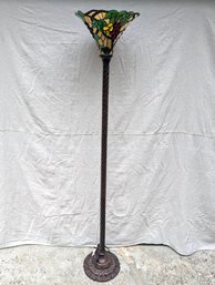 A Stained Glass-style Torchere