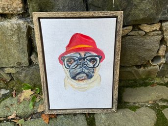 Canvas Pug Art