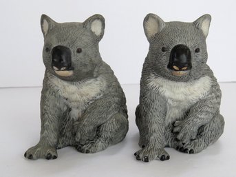 A Pair Of Royal Heritage Porcelain Koala Bear Figurines