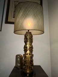 Exceptional Vintage Mid-Century Modern Pacific Northwest Animal Totem Table Lamp- 3rd Party Shipping