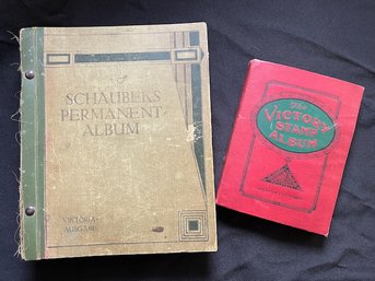 Two Victorian International Postage Stamp Albums - CAN SHIP!