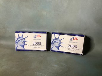 2 2008 Proof Sets Lot19