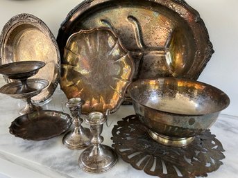 Mixed Sterling And Silver Plated Lot